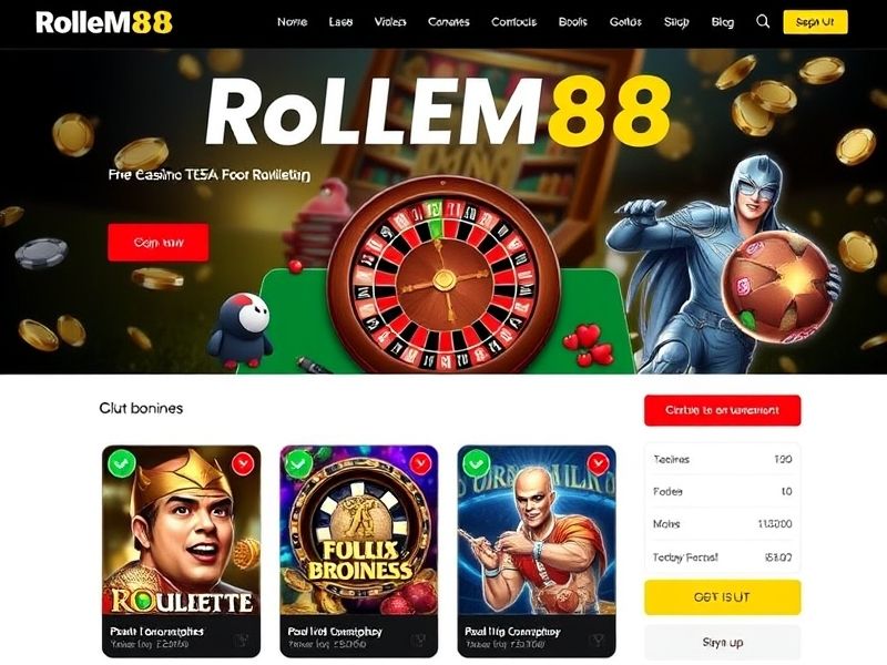 Welcome to Rollem88 – your premier online casino for thrilling gambling games, exclusive bonuses, and a secure betting experience. Explore slots, live dealers, sports betting, and more today!