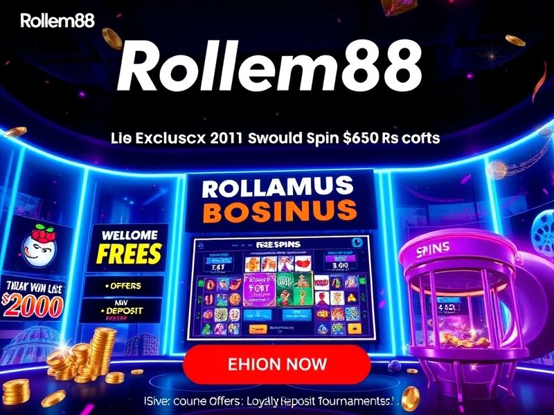 Welcome to Rollem88 – your premier online casino for thrilling gambling games, exclusive bonuses, and a secure betting experience. Explore slots, live dealers, sports betting, and more today!